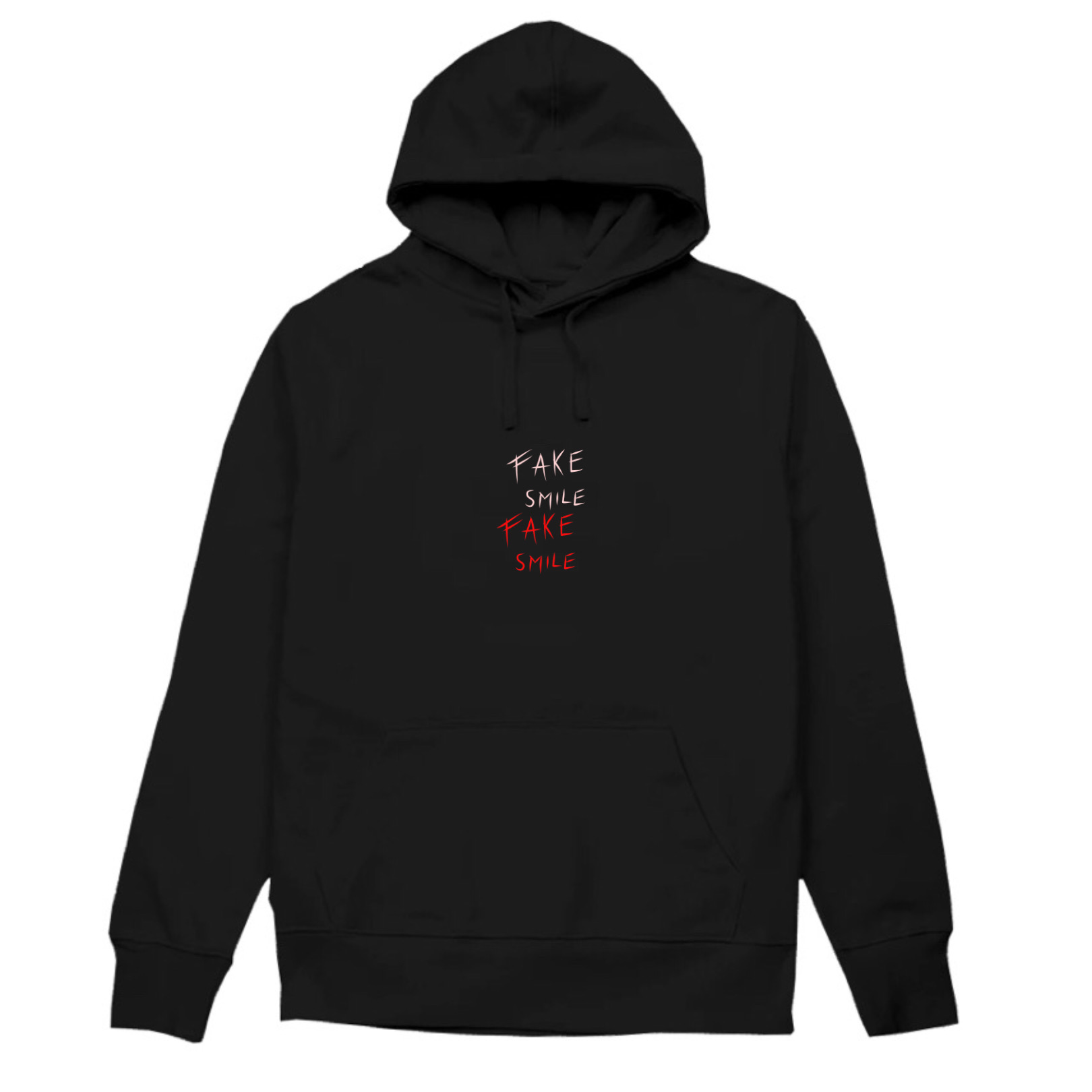 Fake smile HOODIE- printed - Heyzstore