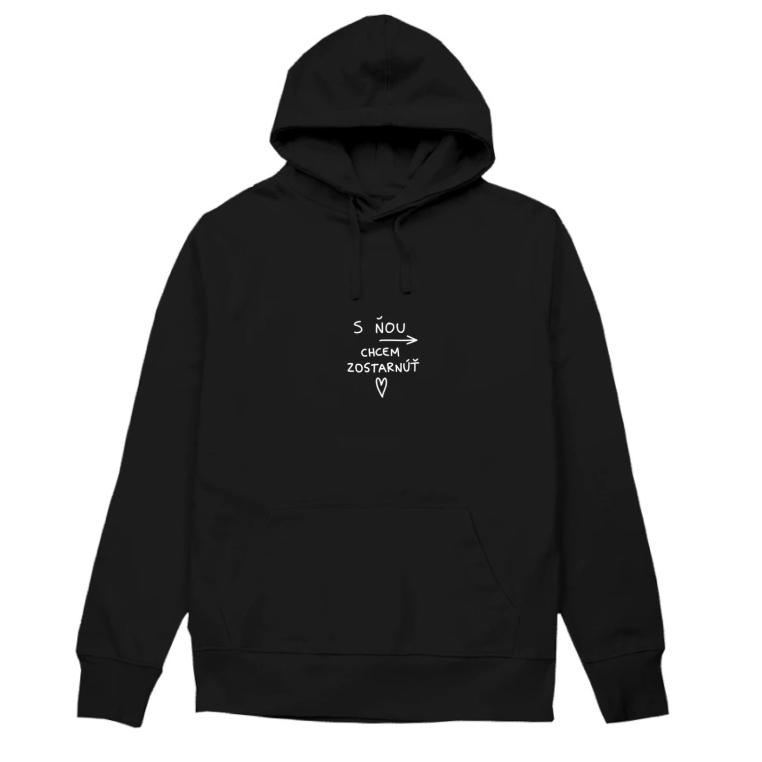 S ňou chcem zostarnúť hoodie black